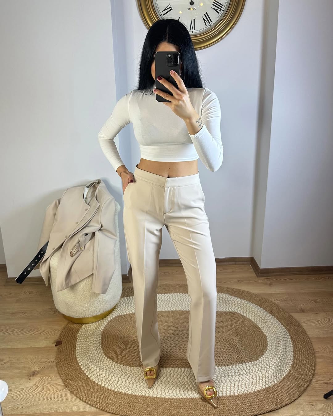 طقم رسمي بيج - KP1196