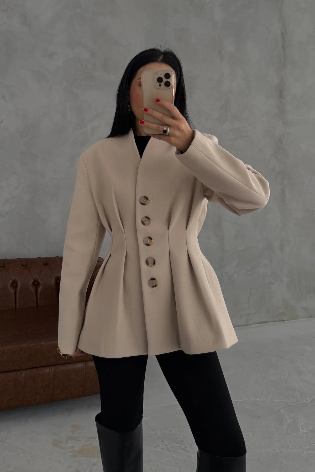 جكيت بيج بأزرار - KP7147