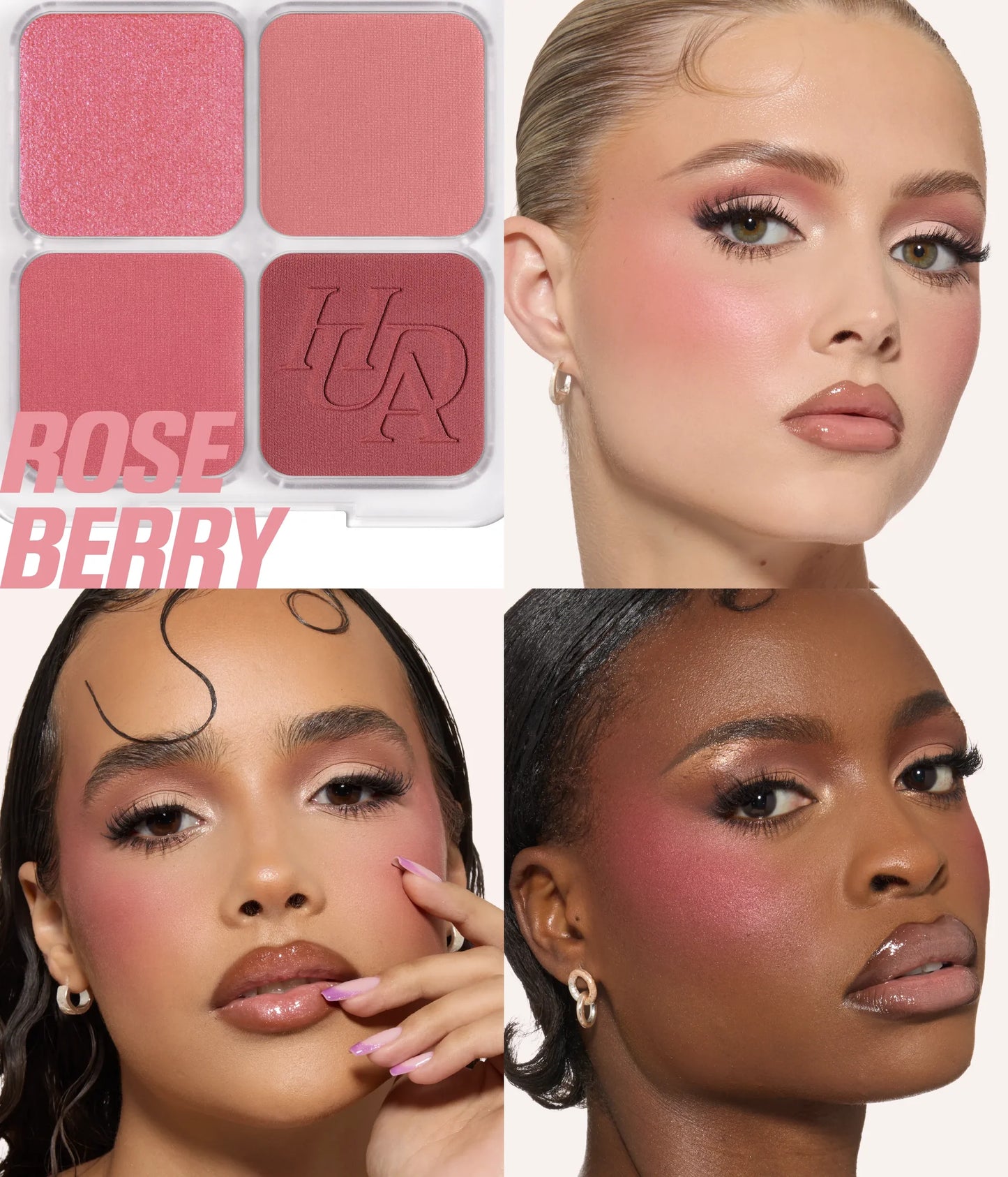 Huda Beauty Blush Filter Palette ROSE BERRY - KB
