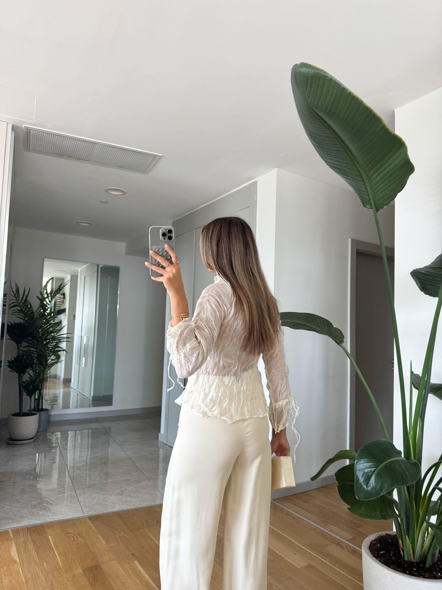 بلوزة بربطات سكري - KP4243