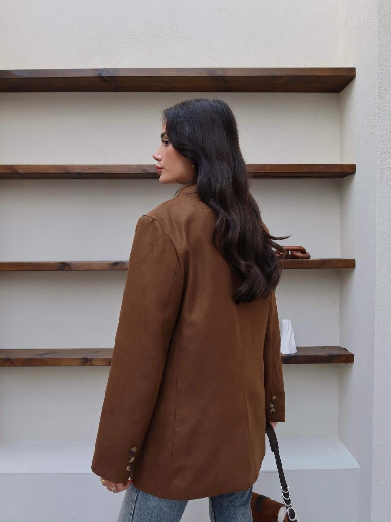 بليزر شموا بني - KP7109