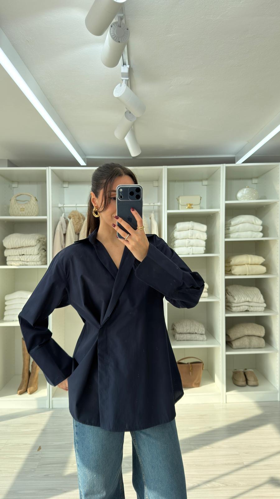 قميص ربط كحلي - KP4377