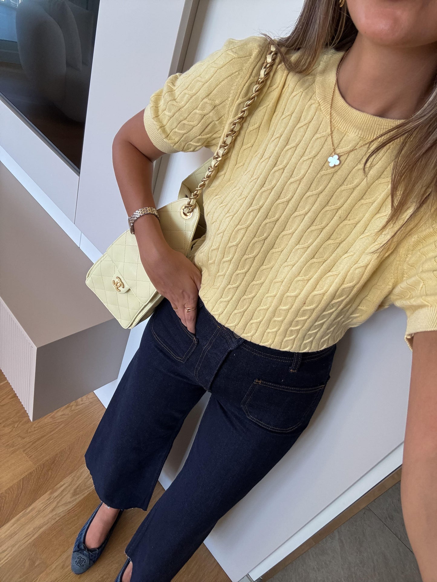 بلوزة اصفر Massimo Dutti - KP4264