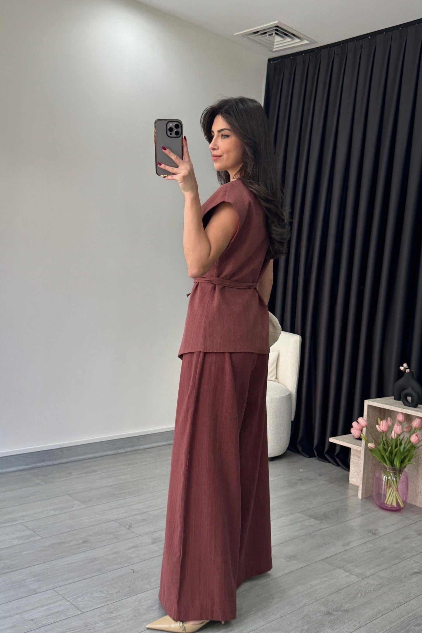 طقم كيمونو كرميدي - KP1202