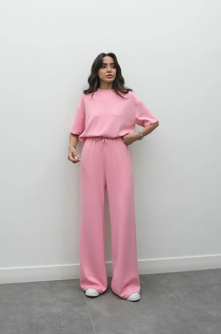 طقم تريننج زهري - KP1334