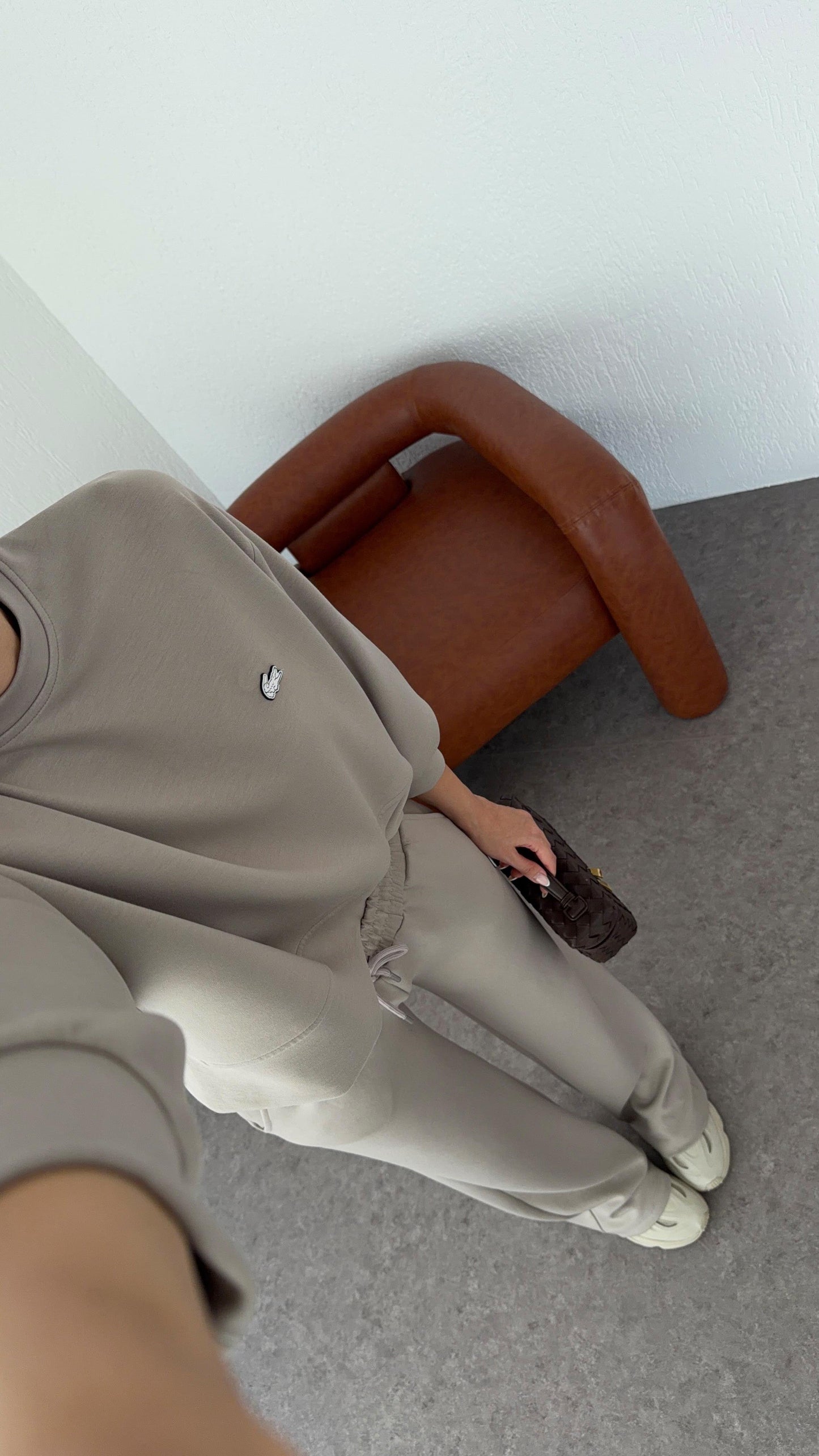 طقم لاكوست بيج غامق - KP1383