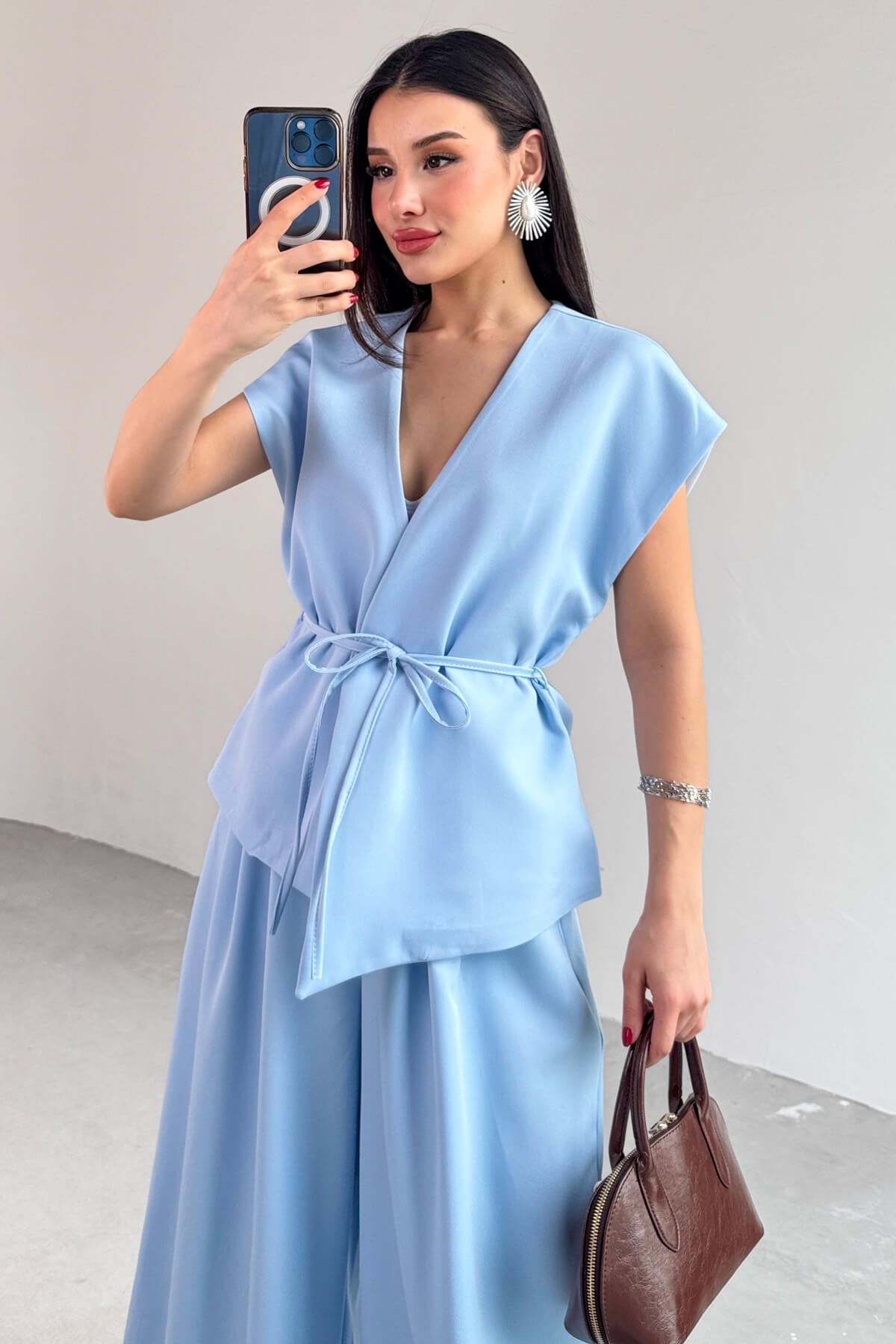 طقم كيمونو ازرق - KP1190