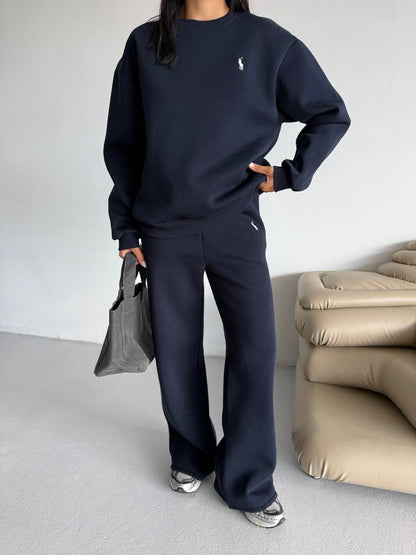 طقم بولو كحلي - KP1382