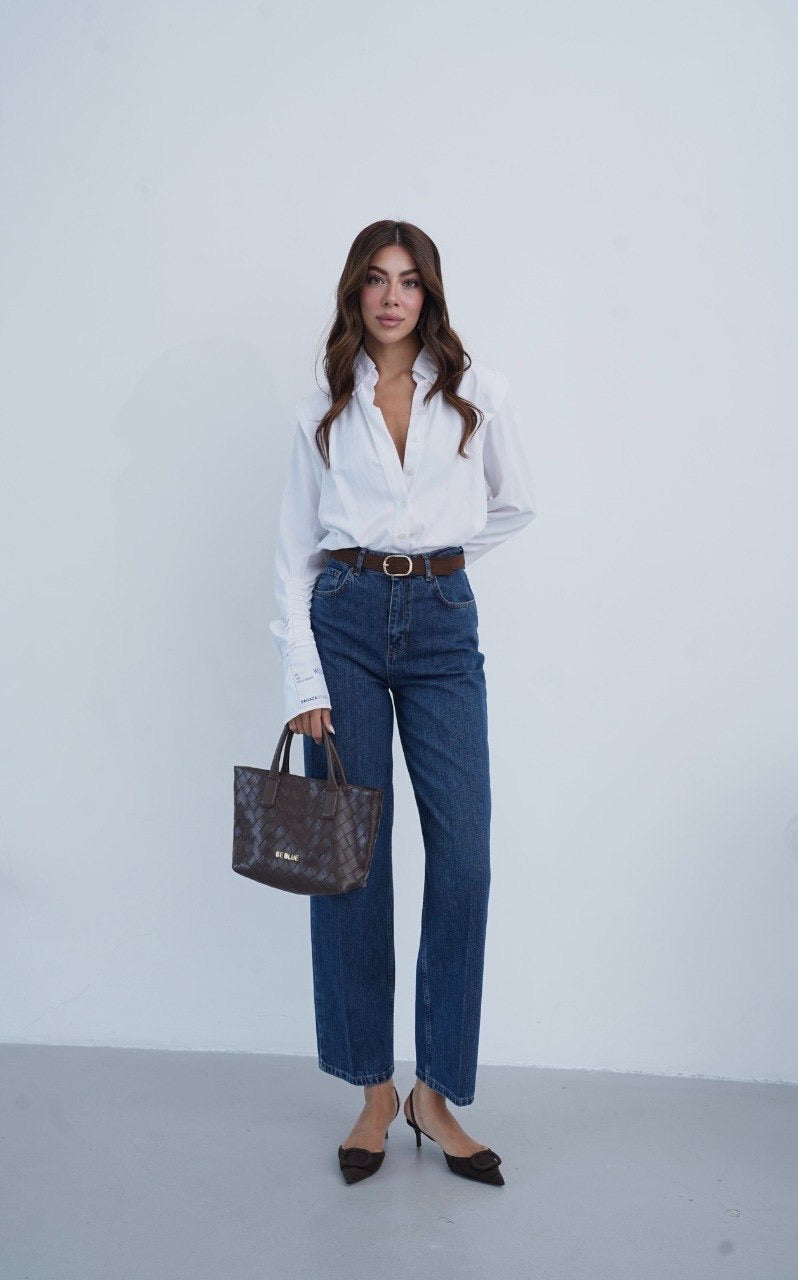 بنطلون جينز مع حزام - KP5155
