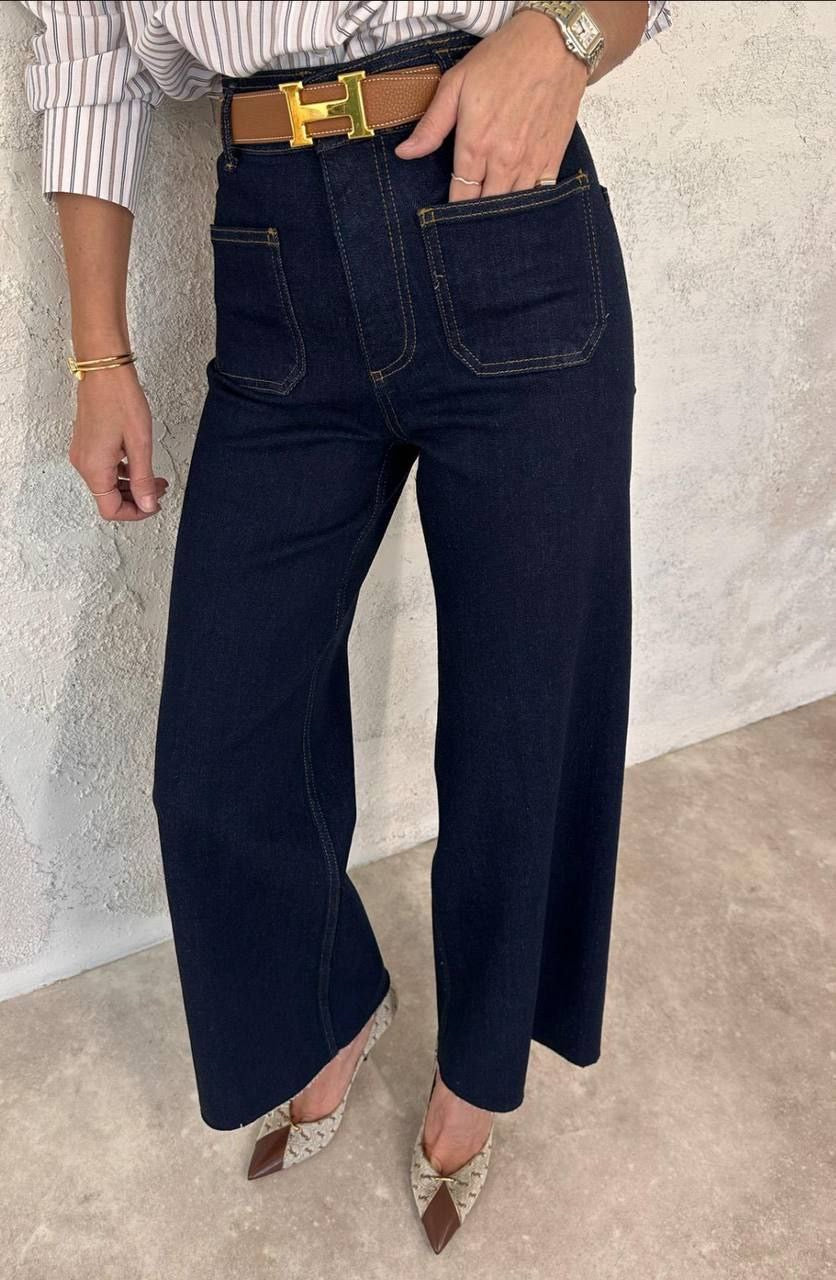 بنطلون جينز غامق - KP5056