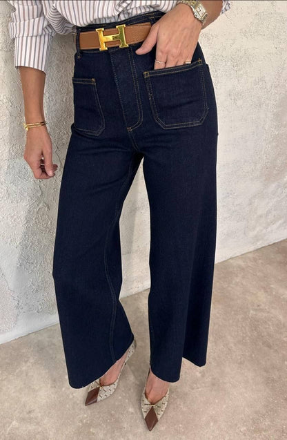 بنطلون جينز غامق - KP5056