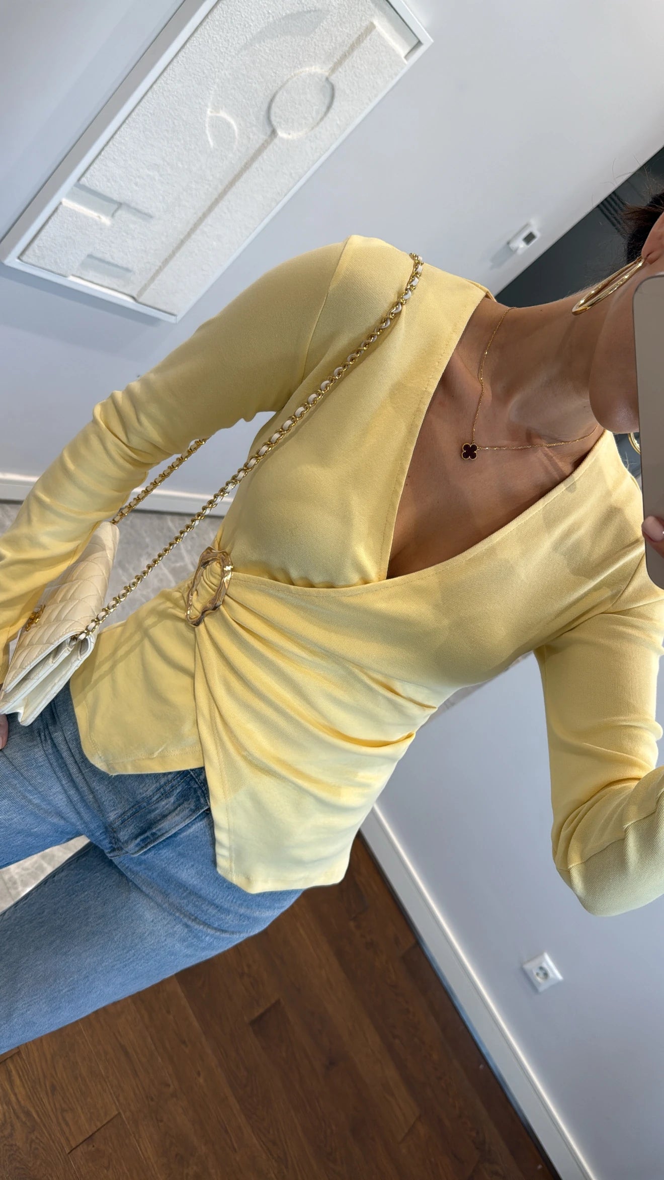 بلوزة اصفر - KP4235