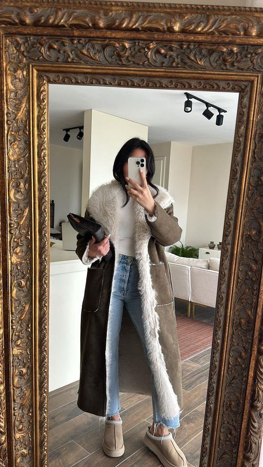 جكيت زيتي مبطن - KP7179