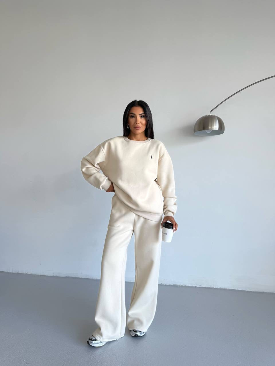 طقم بولو بيج - KP1382