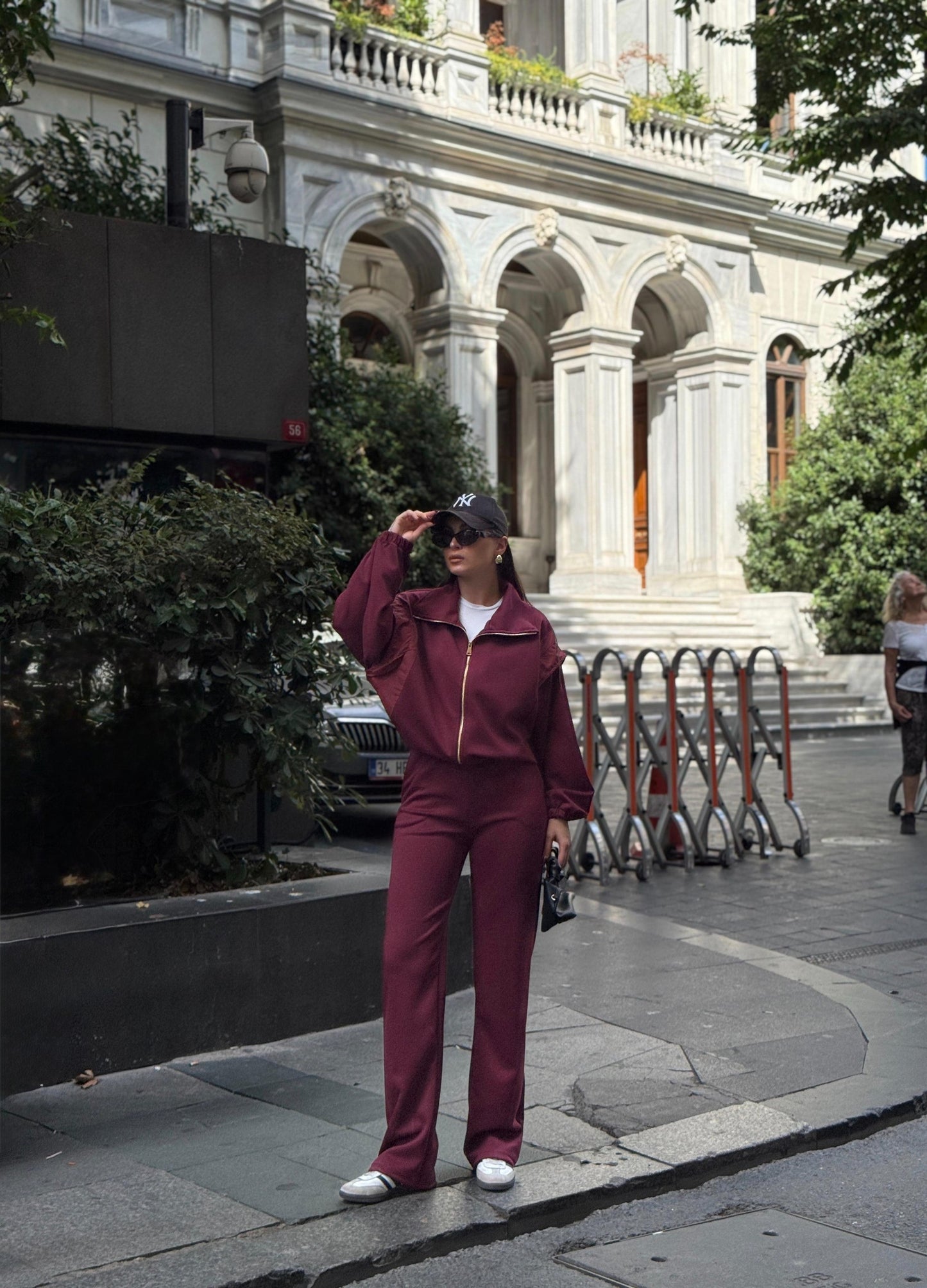 طقم تريننج خمري - KP1390