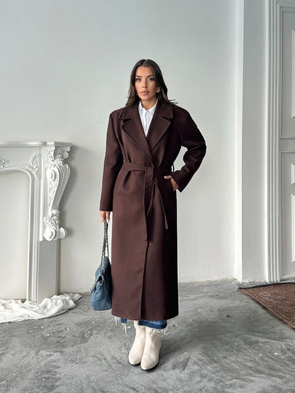 جكيت بحزام بني - KP7095