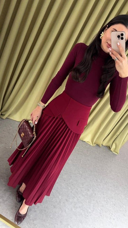 تنورة خمري - KP6008