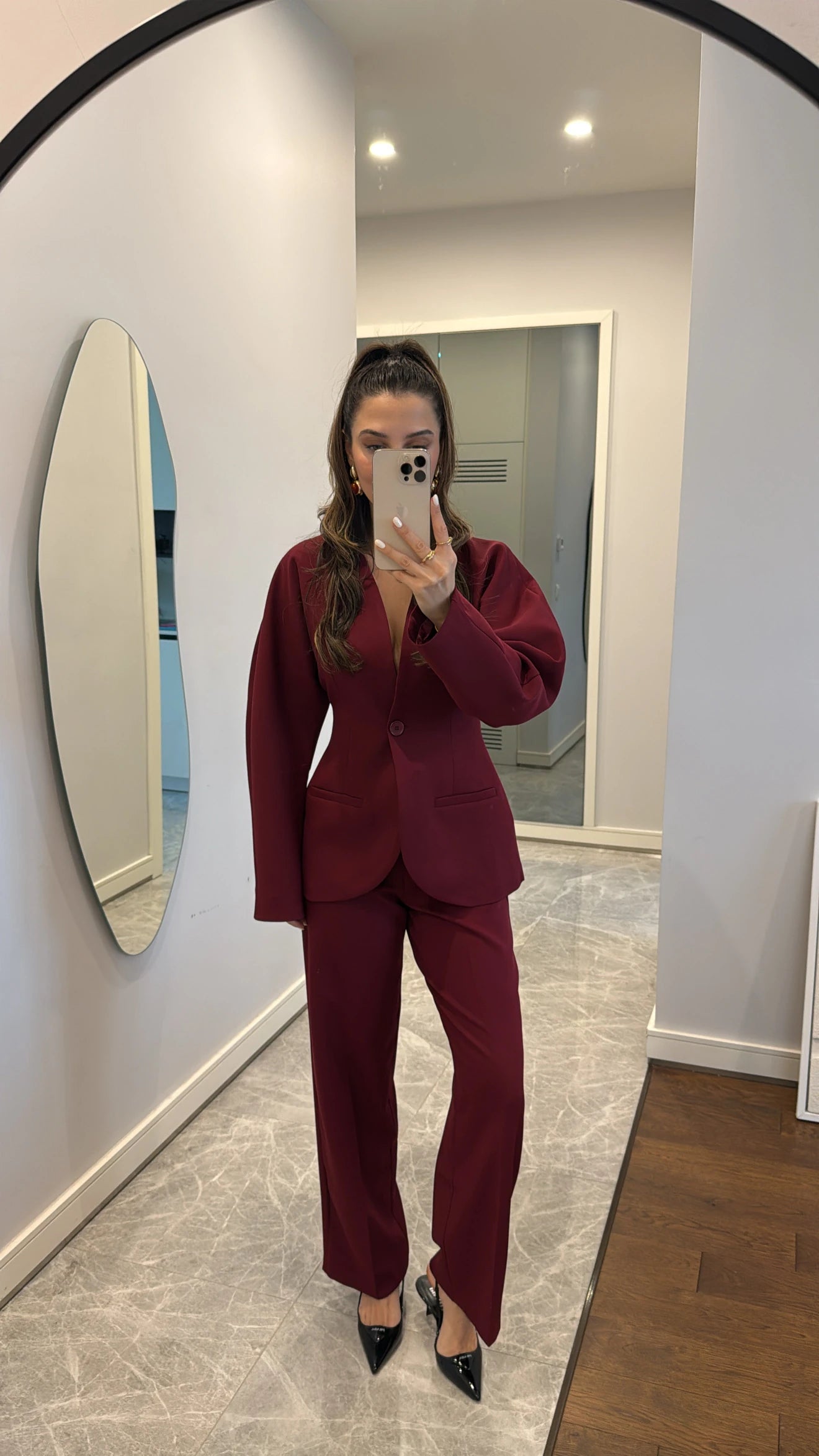 طقم رسمي خمري - KP1230