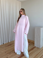 بلوزة طويلة زهري - KP4517