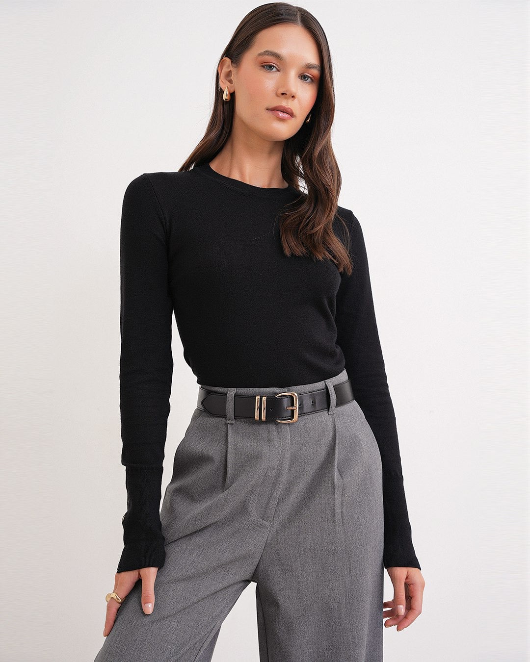 بلوزة اسود - KP4279