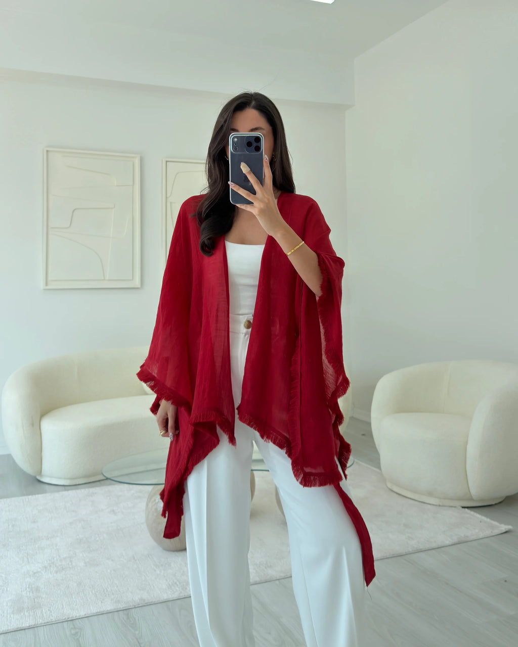 كيمونو احمر - KP4608