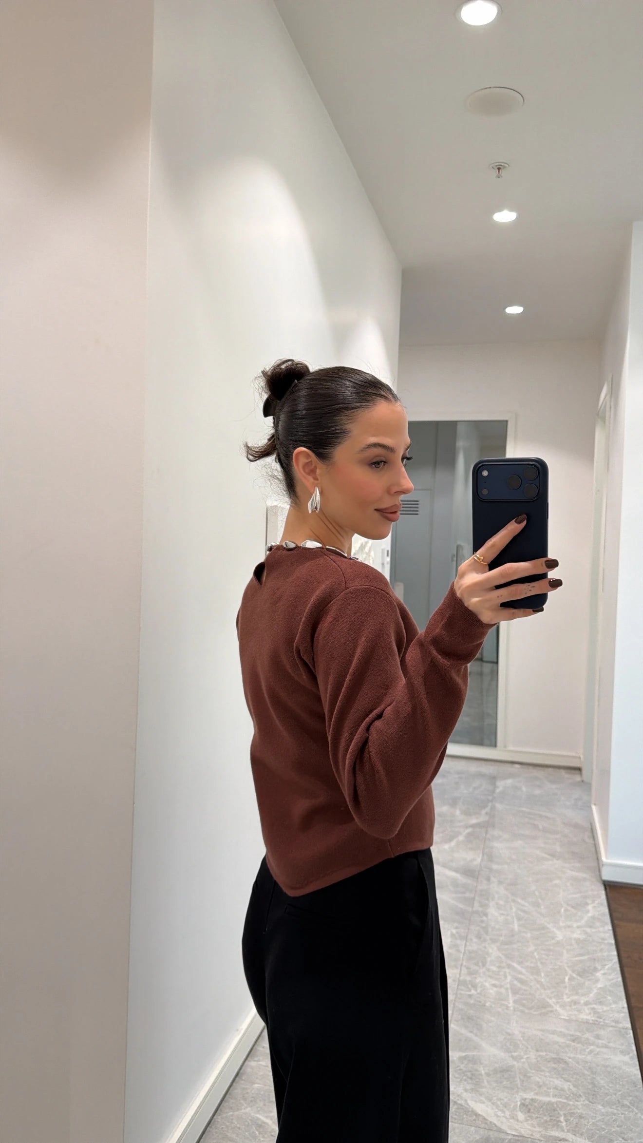 بلوزة بني - KP4400