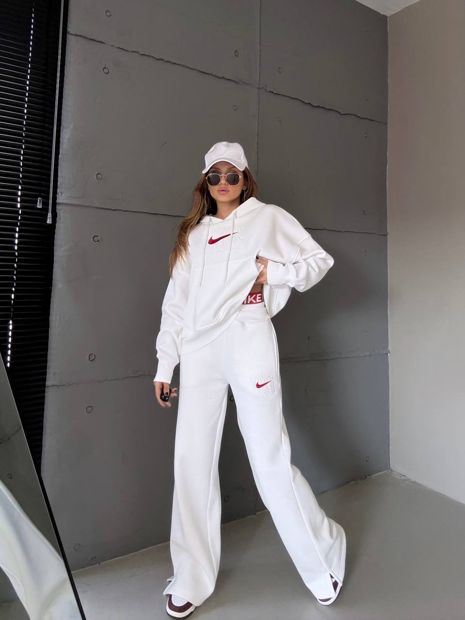 طقم ابيض Nike - KP1415