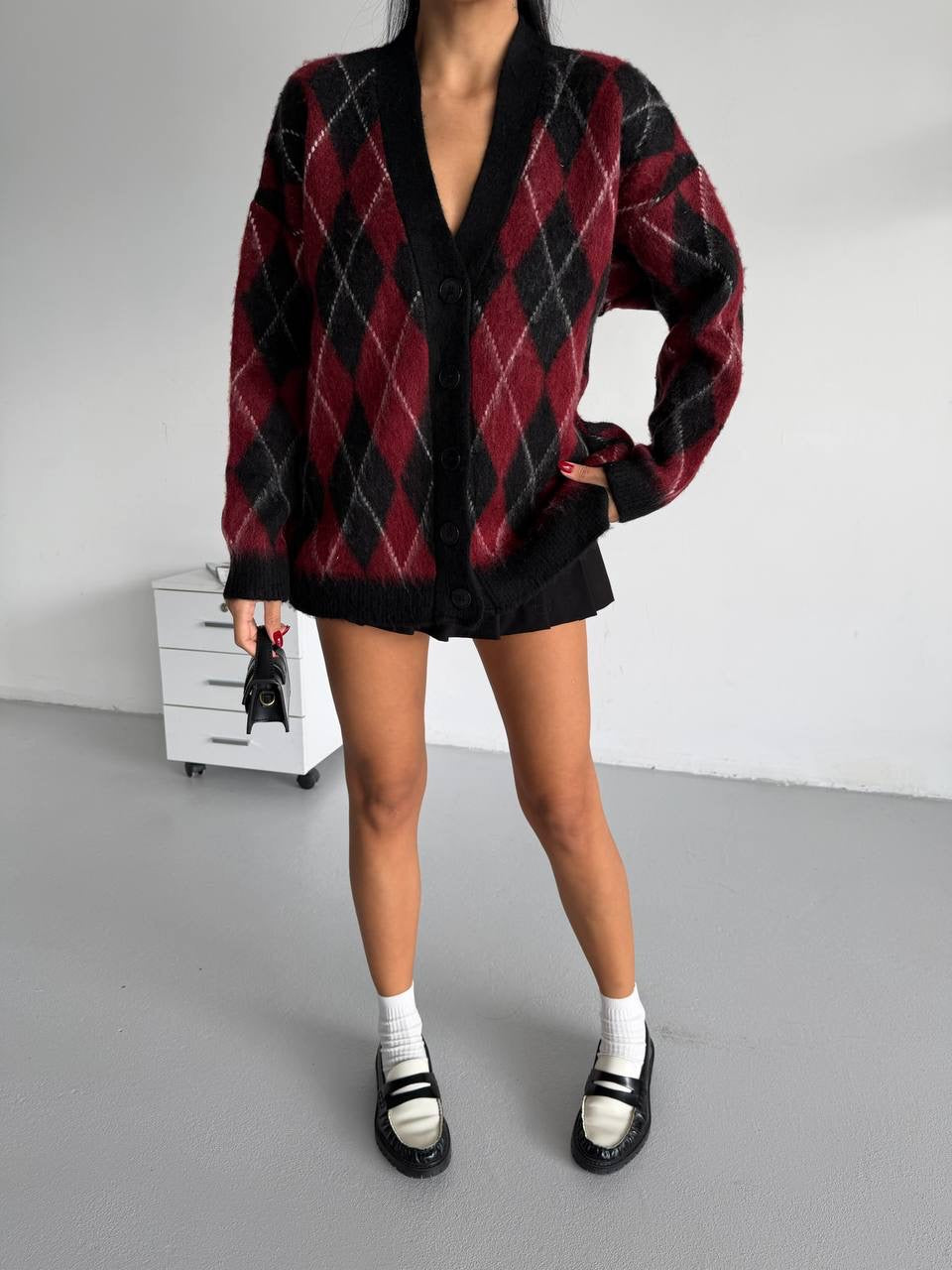 جرزة اسود وخمري - KP4386