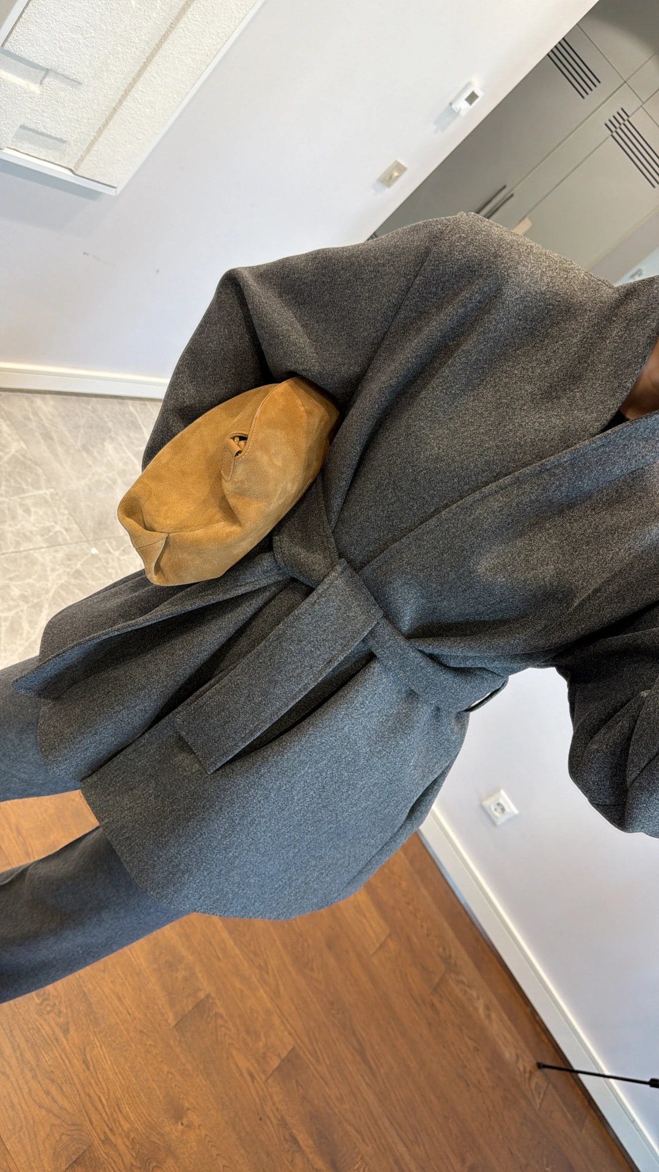 جكيت ربط رمادي - KP7092