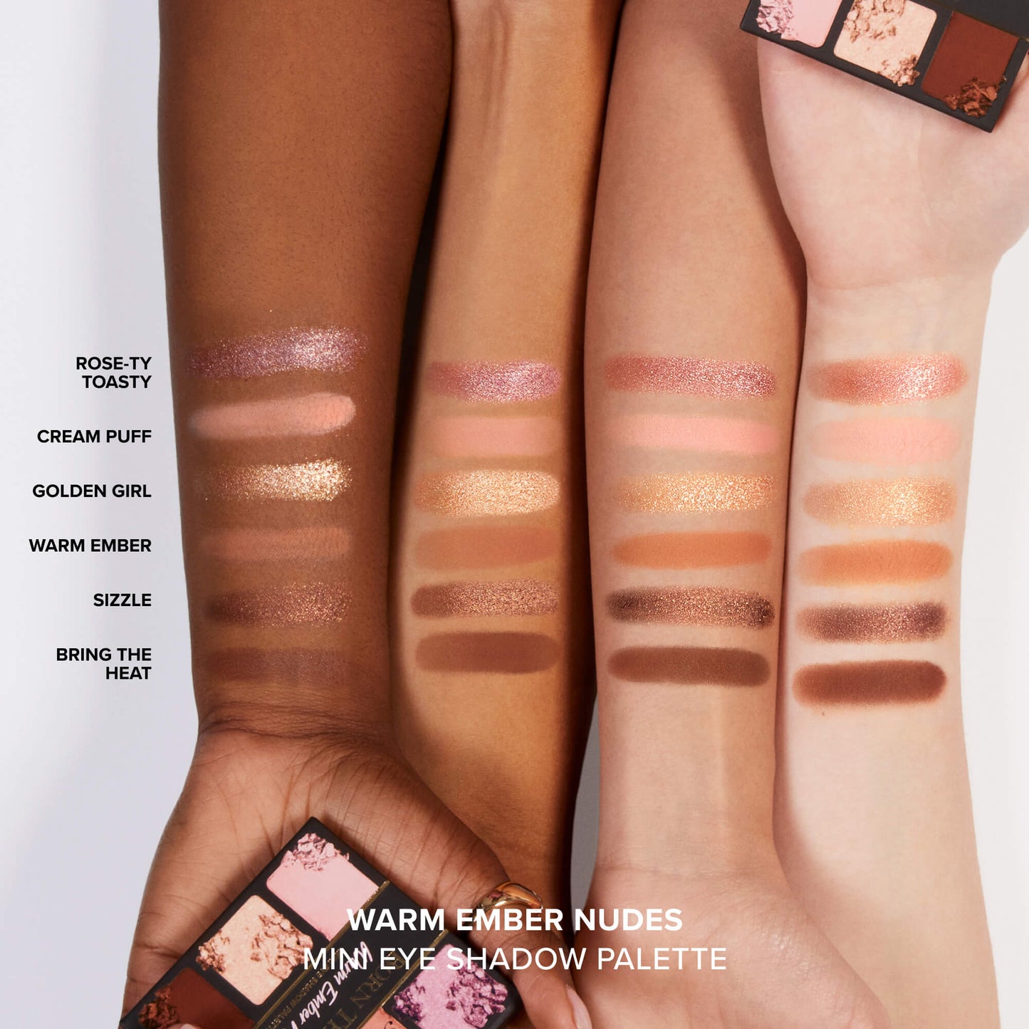 Too Faced Born This Way Warm Natural Nudes Mini Eye Shadow Palette - KB
