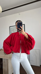جكيت صيني احمر - KP7297