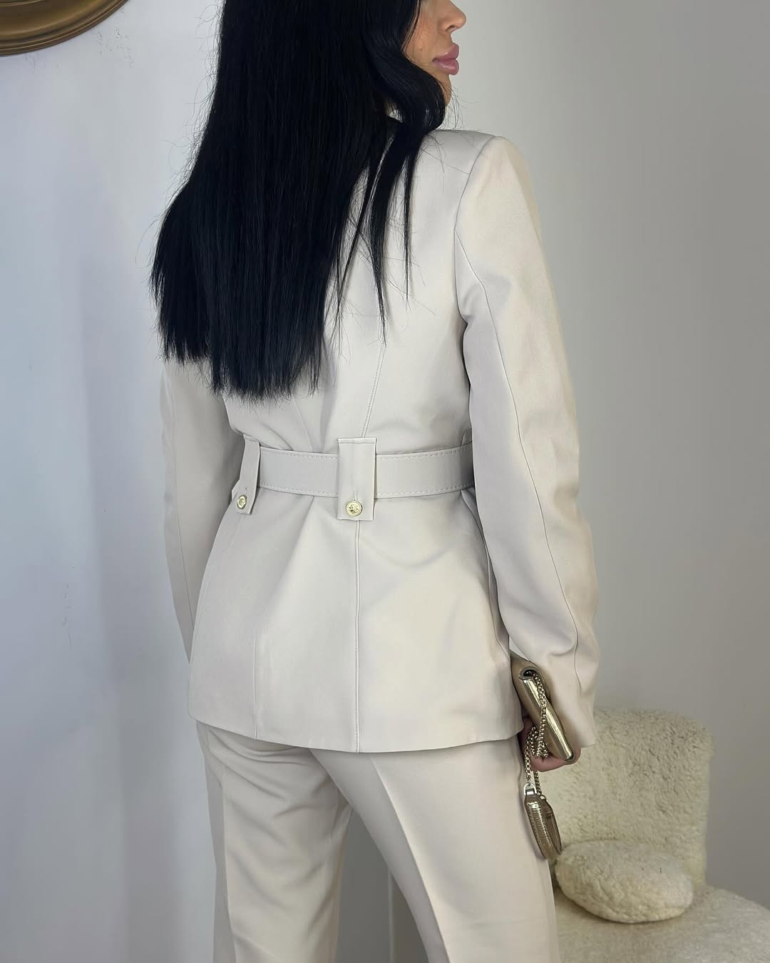 طقم رسمي بيج - KP1196