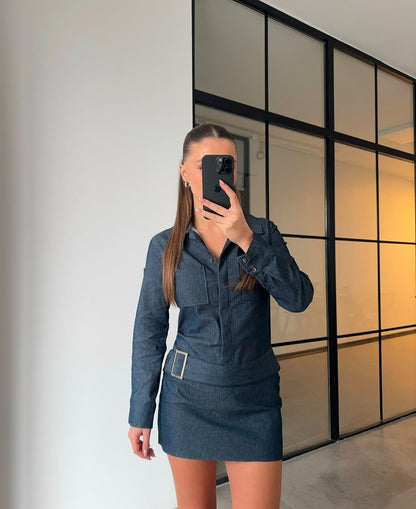 فستان ميني جينز