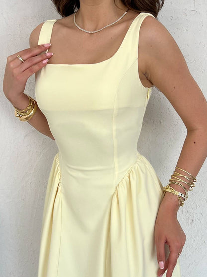 فستان اصفر - KP2161