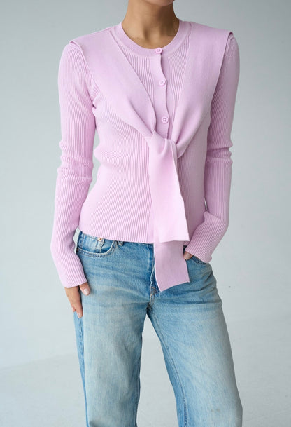 جرزة بأزرار مع لفحة زهري - KP4256