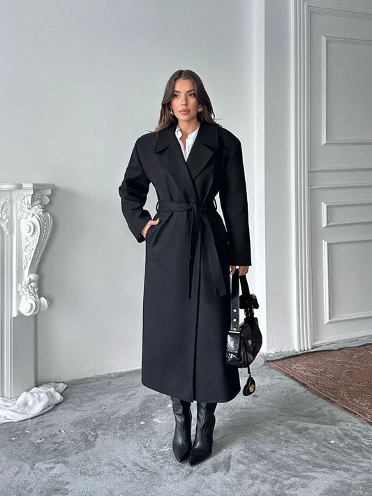 جكيت بحزام اسود - KP7095