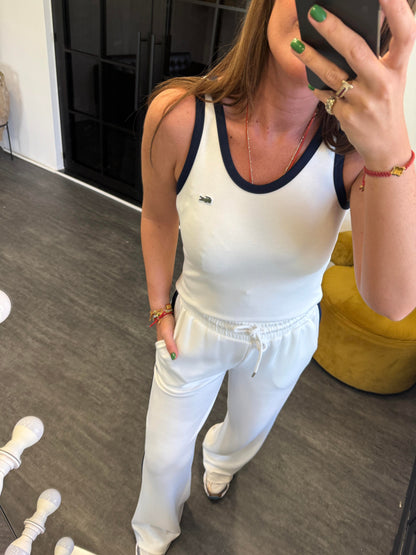 طقم لاكوست ابيض - KP1277