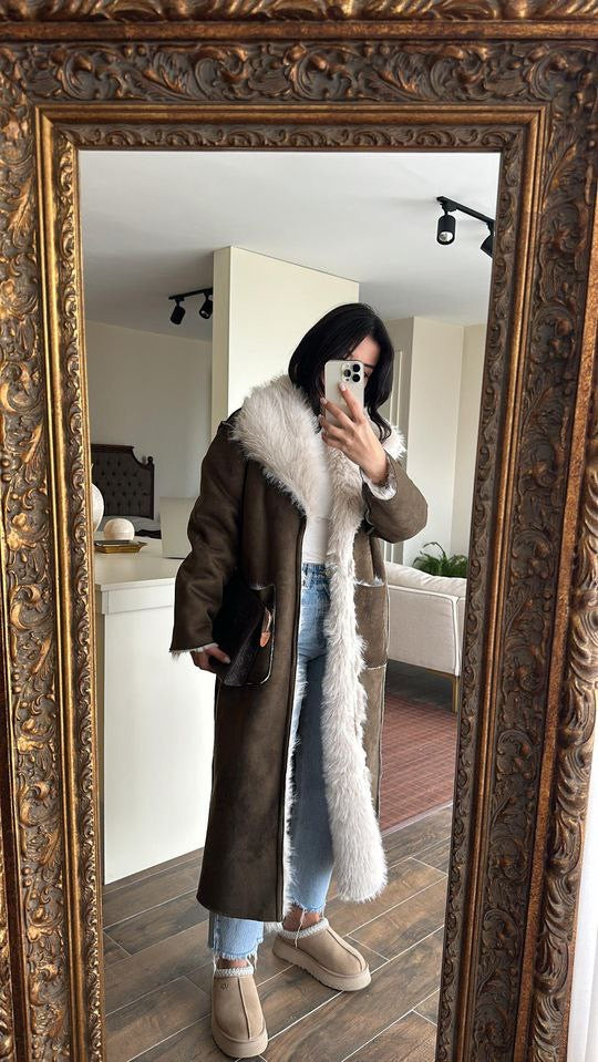 جكيت زيتي مبطن - KP7179