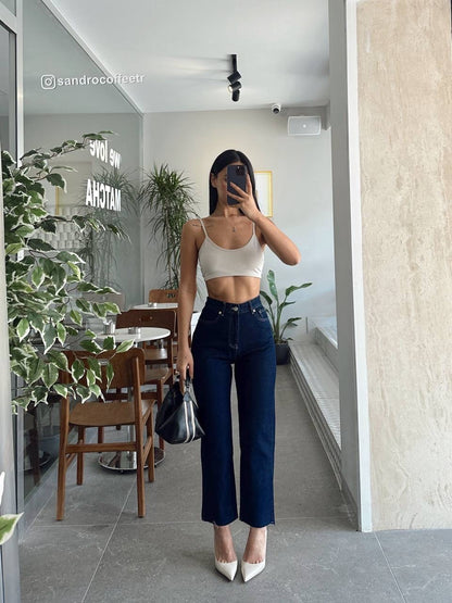 بنطلون جينز غامق - KP5046