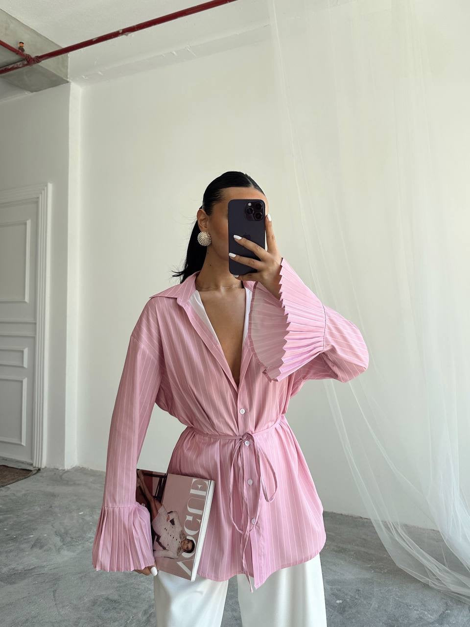 قميص زهري - KP4179