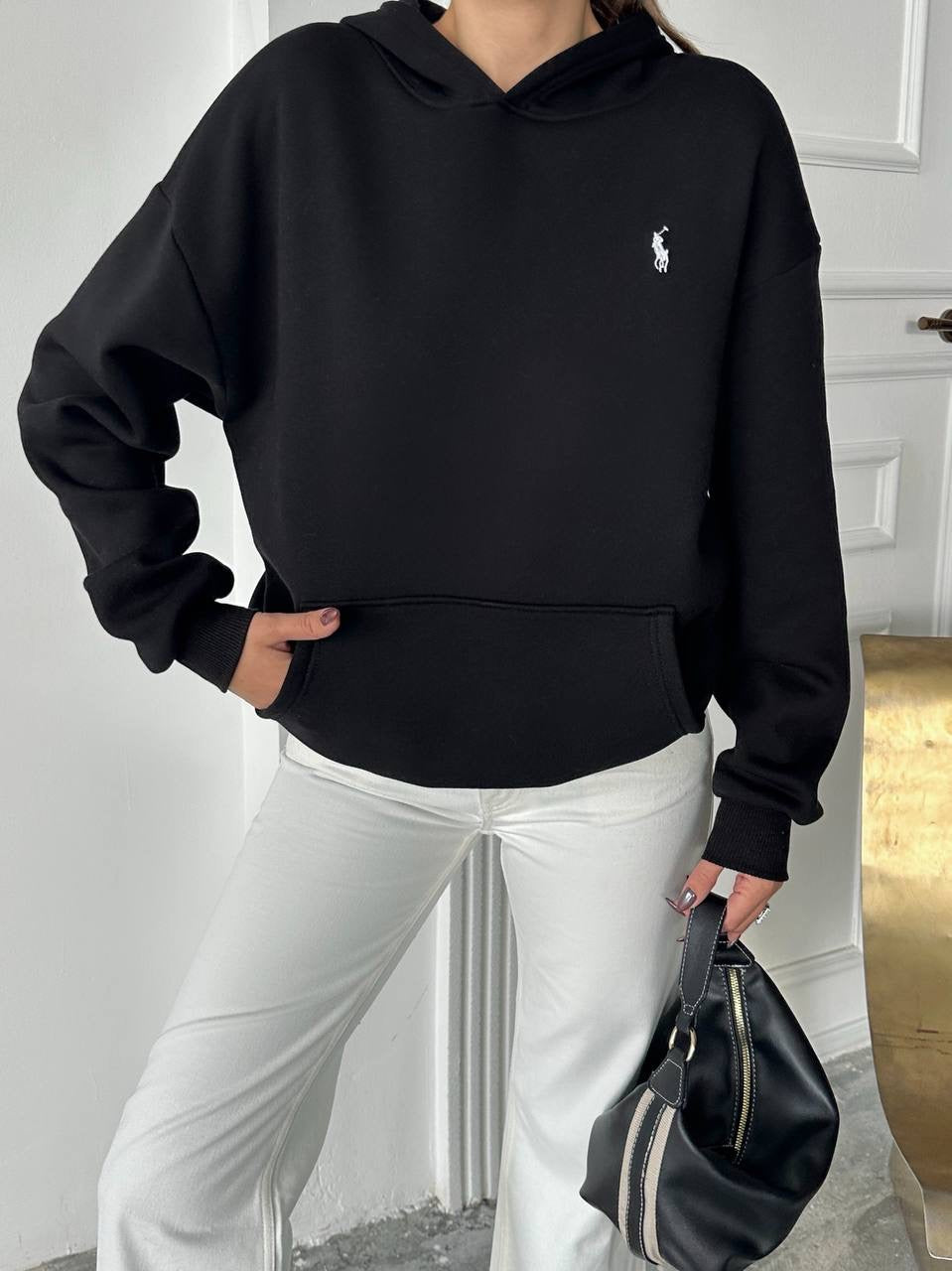 بلوزة بولو اسود - KP4282