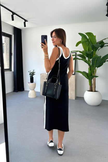 فستان لاكوست اسود - KP2134