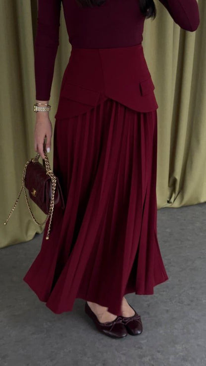 تنورة خمري - KP6008