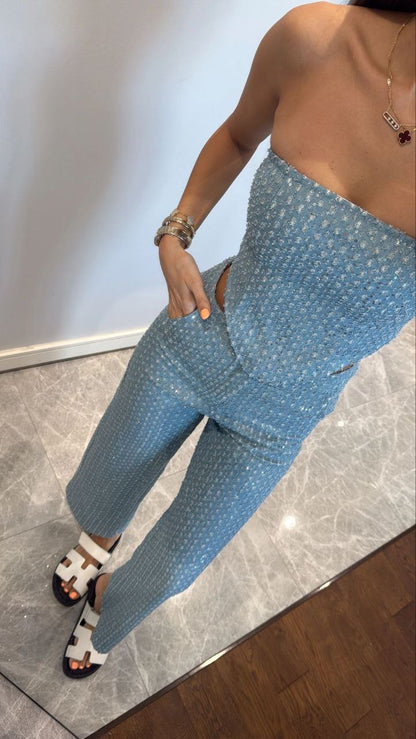 طقم ازرق - KP1258