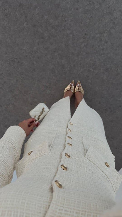 فستان ميدي بيج بأزرار - KP2230