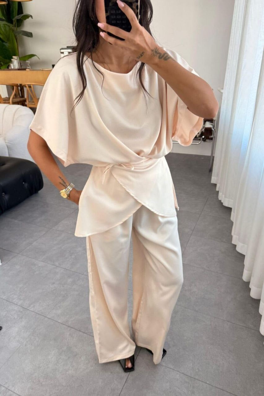 طقم ستان بيج - KP1381