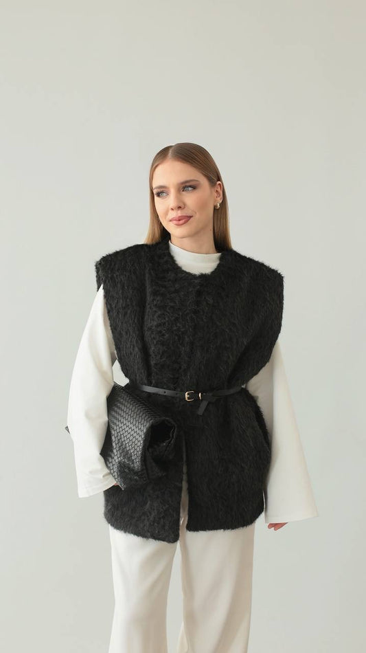 ڤيست اسود بحزام - KP7117