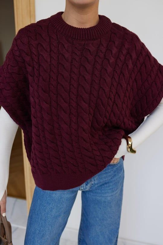 بلوزة خمري - KP4261