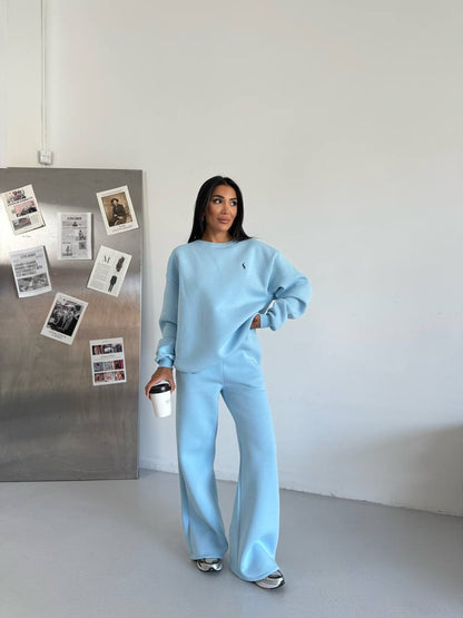 طقم بولو ازرق - KP1382