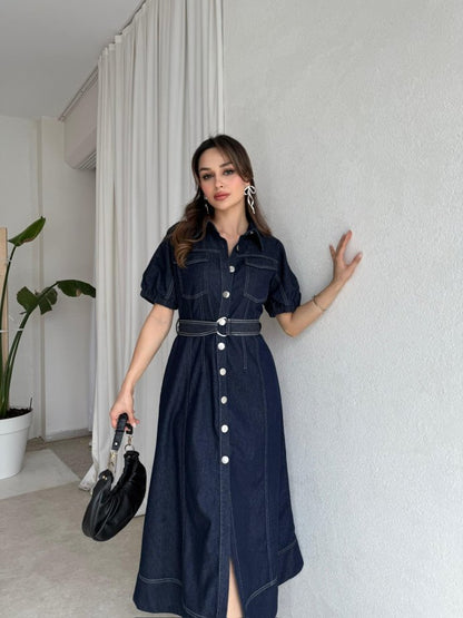 فستان جينز - KP2138